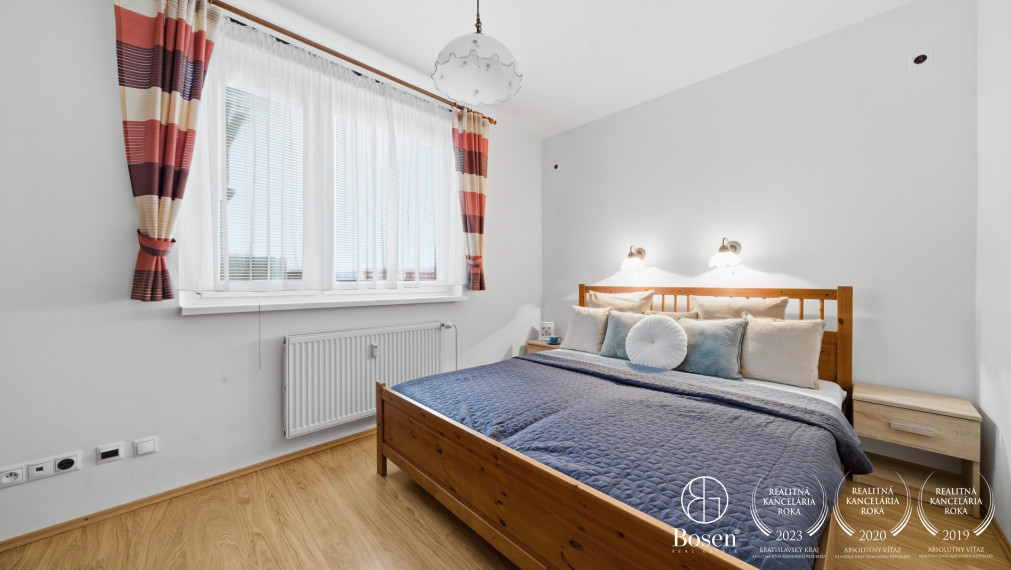 BOSEN | Priestranný 3-izbový byt s loggiou a pivnicou v Ružinove pri OC Retro, 73m².