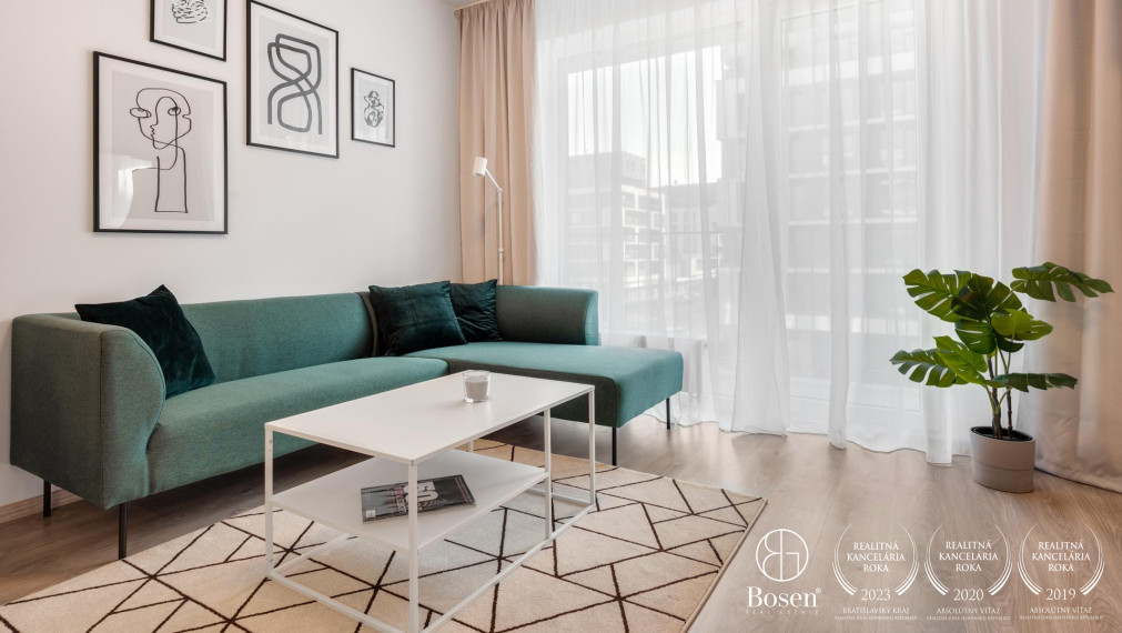 BOSEN | Klimatizovaný 2kk byt v novostavbe Slnečnice - Mesto, Petržalka