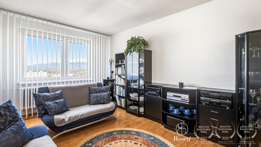 BOSEN | Na predaj slnečný 3-izbový byt s loggiou v Poprade