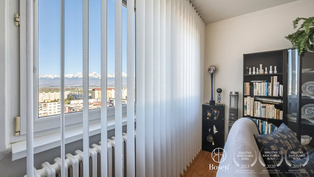BOSEN | Na predaj slnečný 3-izbový byt s loggiou v Poprade