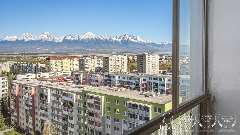 BOSEN | Na predaj slnečný 3-izbový byt s loggiou v Poprade