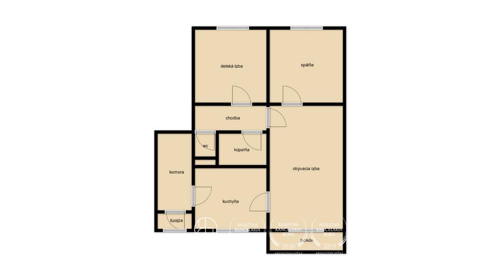 ARISE | Priestranný 3,5-izbový byt – Partizánske