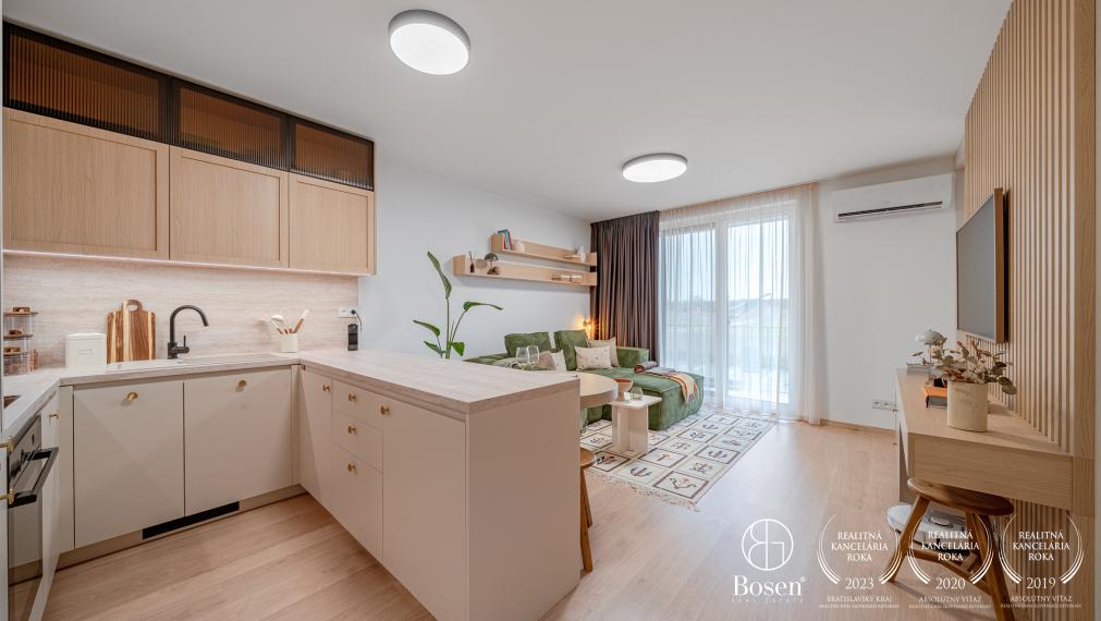 BOSEN | Dizajnový 1,5-izbový byt so spacím kútom v novostavbe Corvus Atrium