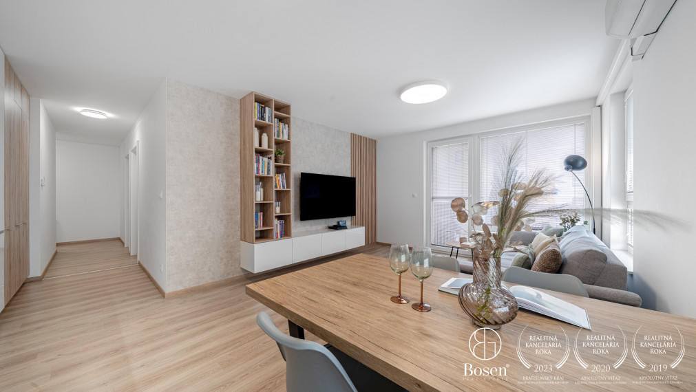 BOSEN | 3 izbový zariadený byt v projekte Dúbravy, Bratislava