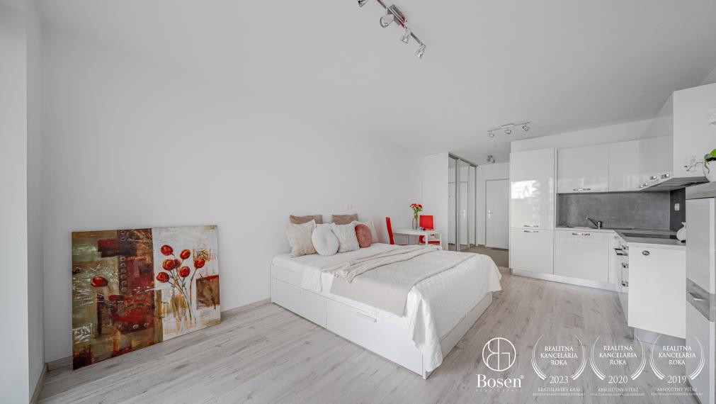 BOSEN | 1-izbový byt s balkónom v novostavbe Starý Háj, BA – Petržalka, ul. Lužná, 32,71m2