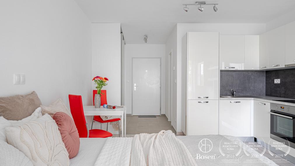 BOSEN | 1-izbový byt s balkónom v novostavbe Starý Háj, BA – Petržalka, ul. Lužná, 32,71m2