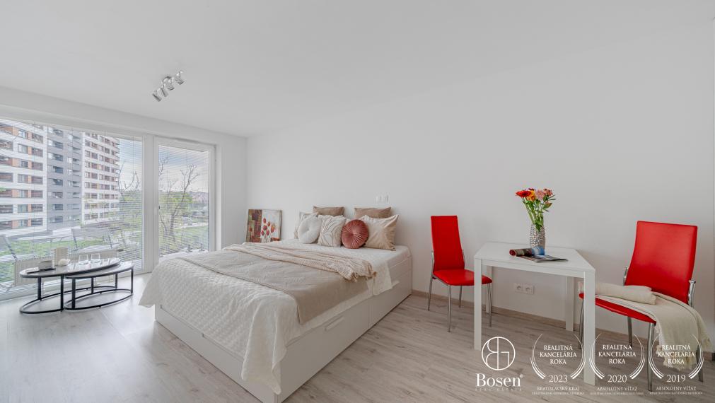 BOSEN | 1-izbový byt s balkónom v novostavbe Starý Háj, BA – Petržalka, ul. Lužná, 32,71m2