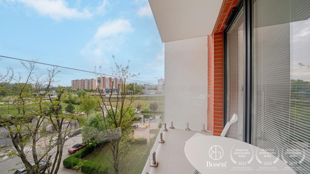 BOSEN | 1-izbový byt s balkónom v novostavbe Starý Háj, BA – Petržalka, ul. Lužná, 32,71m2