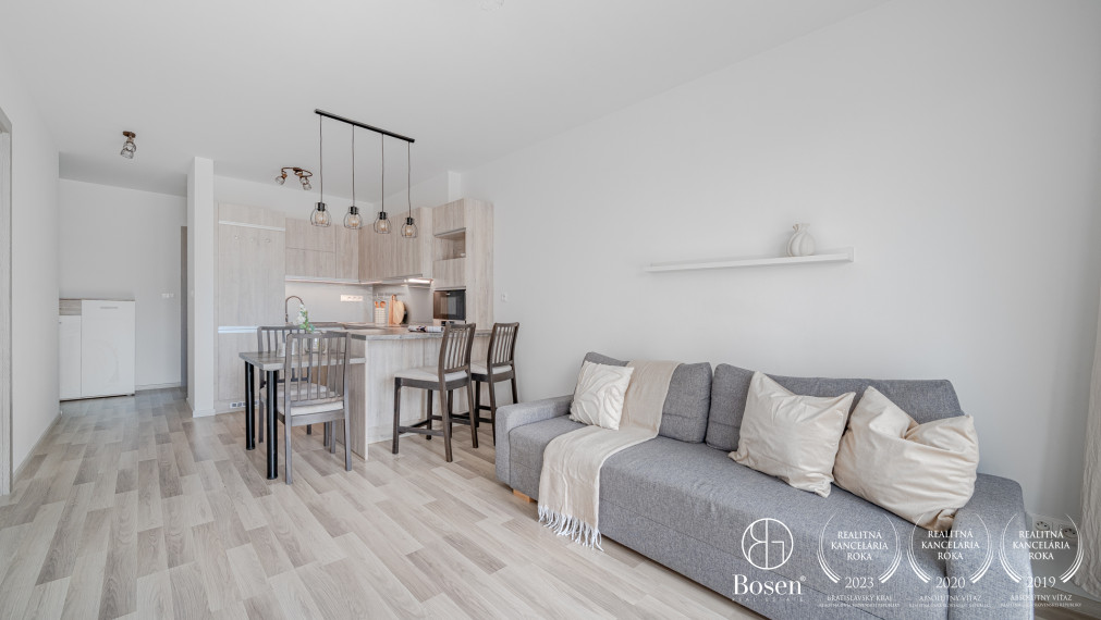 BOSEN | Praktický 2-izbový byt v novostavbe Jarabinky - Ružinov, 62,9m²
