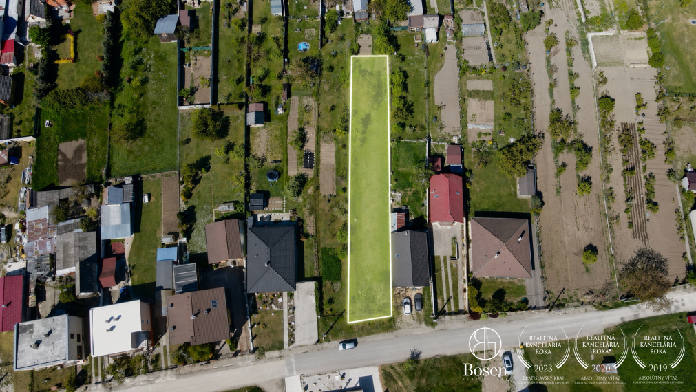 BOSEN | Stavebný pozemok na výstavbu RD 624 m²  - Potvorice