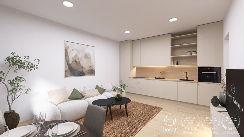 BOSEN | Kompletne zrekonštruovaný a zariadený 2-izbový byt s loggiou, 46 m², Ružinov, Haburská