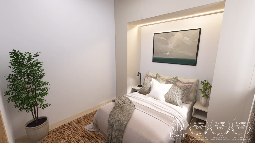BOSEN | Kompletne zrekonštruovaný a zariadený 2-izbový byt s loggiou, 46 m², Ružinov, Haburská