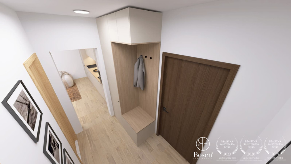 BOSEN | Kompletne zrekonštruovaný a zariadený 2-izbový byt s loggiou, 46 m², Ružinov, Haburská