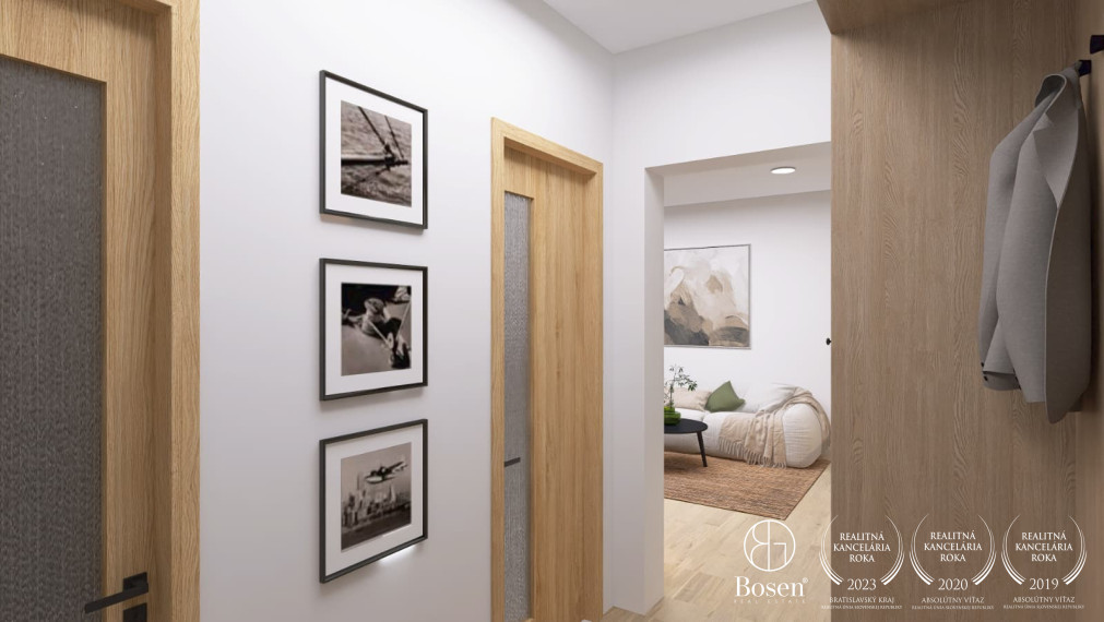 BOSEN | Kompletne zrekonštruovaný a zariadený 2-izbový byt s loggiou, 46 m², Ružinov, Haburská