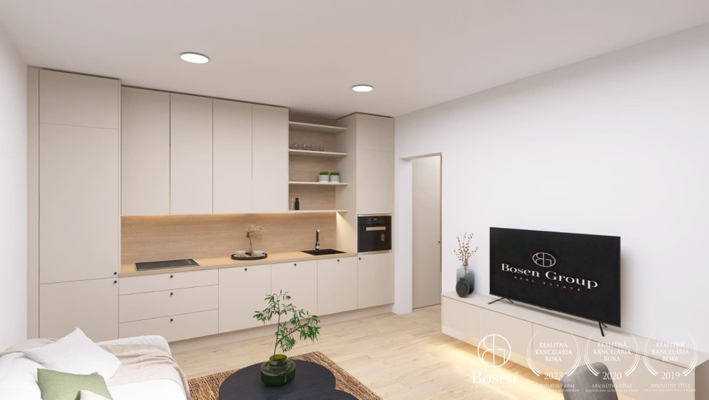 BOSEN | Kompletne zrekonštruovaný a zariadený 2-izbový byt s loggiou, 46 m², Ružinov, Haburská