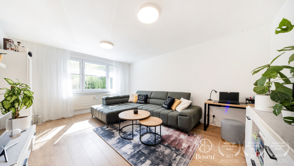 BOSEN | REZERVOVANÉ | Zrekonštruovaný 3-izb byt s loggiou, 82 m², Petzwalova
