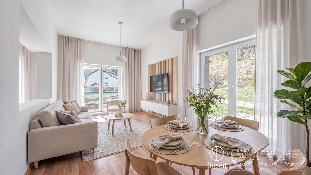 BOSEN | Nový 4- izbový byt so záhradou (119 m2) blízko lesa
