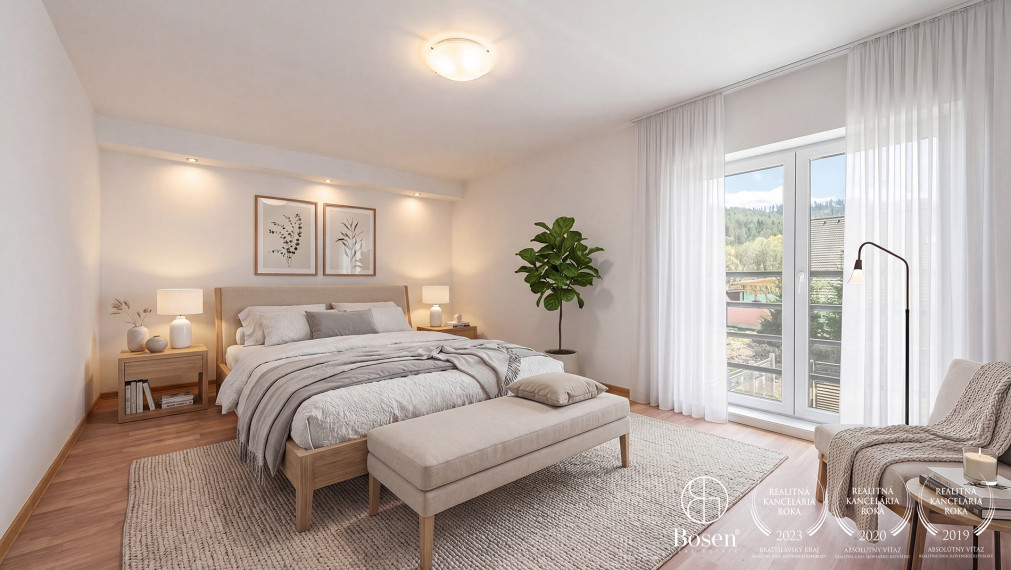 BOSEN | Nový 4- izbový byt so záhradou (119 m2) blízko lesa