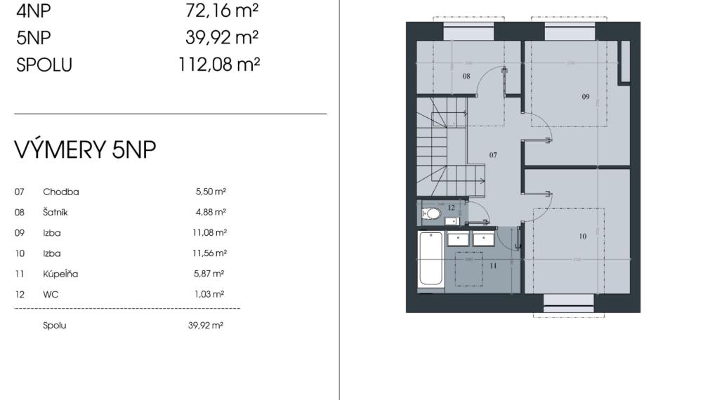 BOSEN | 3-izbový priestranný mezonet v projekte Vila Sandberg