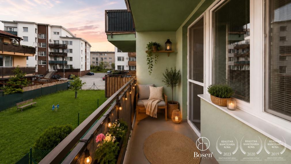 BOSEN | Svetlý 3 izb. byt s loggiou, parkovaním a výhľadom na Karpaty, Mojmírova, Slovenský Grob, 87 m2
