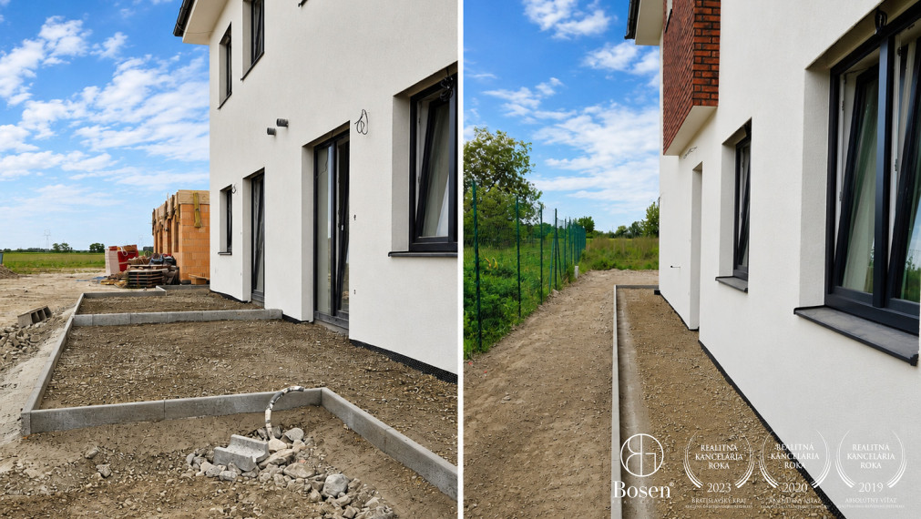 BOSEN |  3 izb.byty s vlastným parkovaním,veľká záhrada alebo balkón