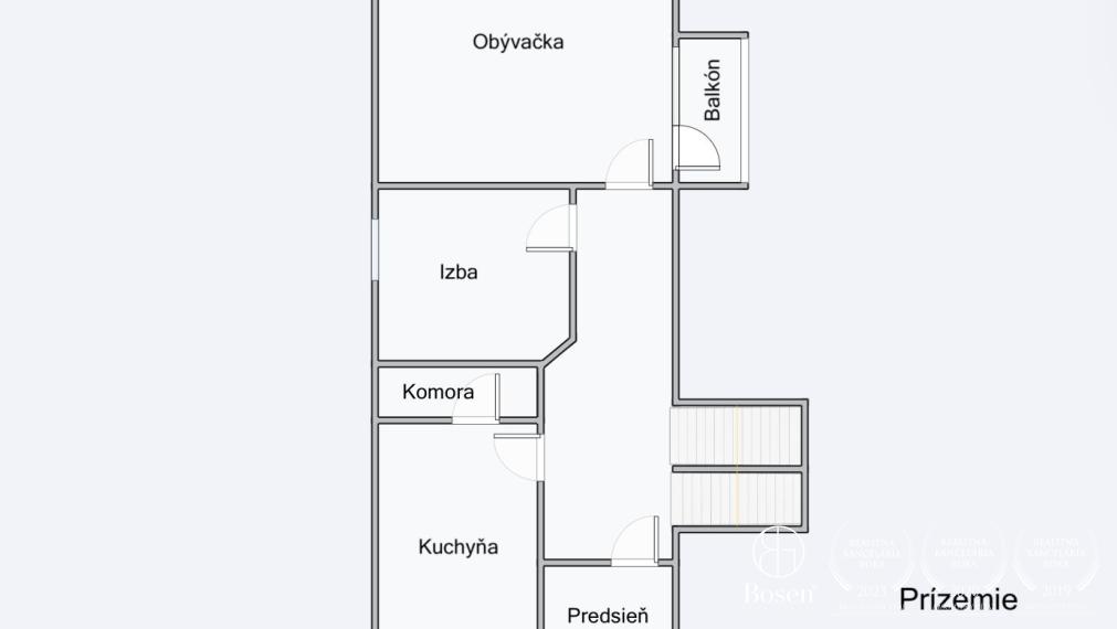 BOSEN |6 izb. starší dom s pivnicou a garážou v Miloslavove