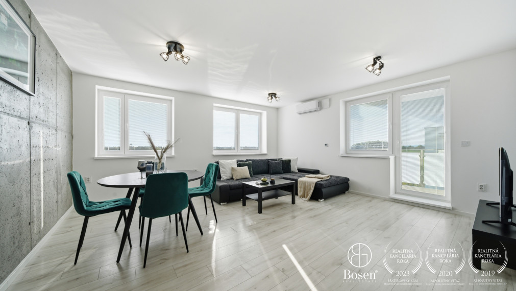 BOSEN | Kompletne zariadený 3 izbový byt s parkovaním a pivnicou v novostavbe, Šamorín, 84 m2