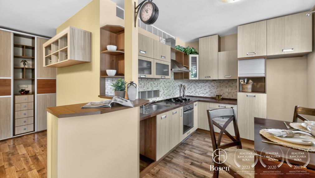 BOSEN | 2,5 izbový byt s balkónom a vlastným vykurovaním,56m2