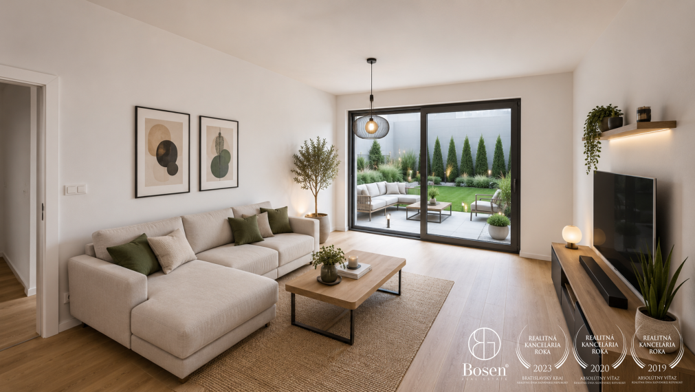 BOSEN |  2 izbový apartmán s predzáhradkou A2_02, Banka, Piešťany, 122.94 m2