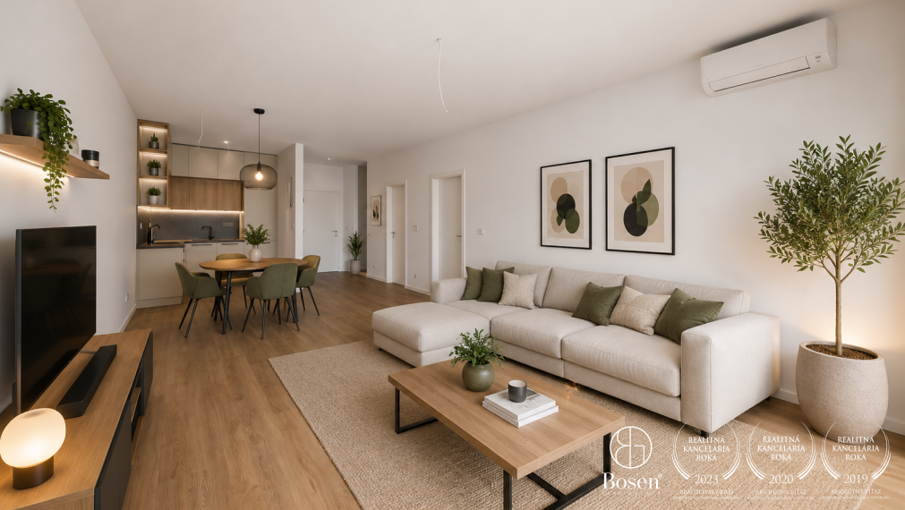 BOSEN |  2 izbový apartmán s predzáhradkou A2_02, Banka, Piešťany, 122.94 m2