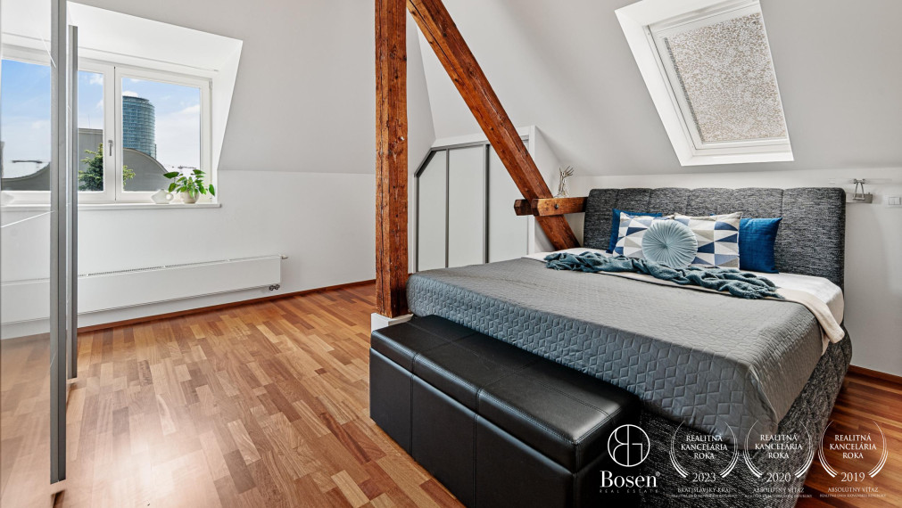 BOSEN| 3 izbový byt, možnosť prerobiť na 4 izbový, 114m2, vlastný plynový kotol, Leškova ul., Staré mesto