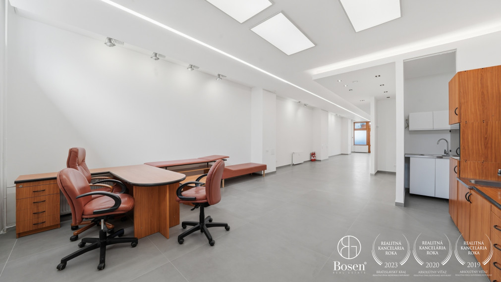 BOSEN | Obchodné priestory s výkladom na Záhradníckej ulici, 122 m2.