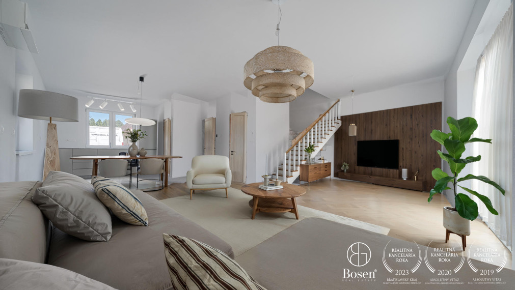 BOSEN | 4 izb. byt v dvojdome, rekuperácia, 100,72 m2, novostavba