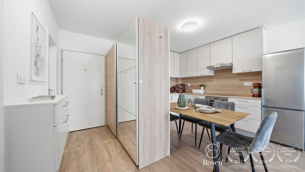 BOSEN | Slnečný 2 izbový byt s loggiou, Lužná, Petržalka 52m2