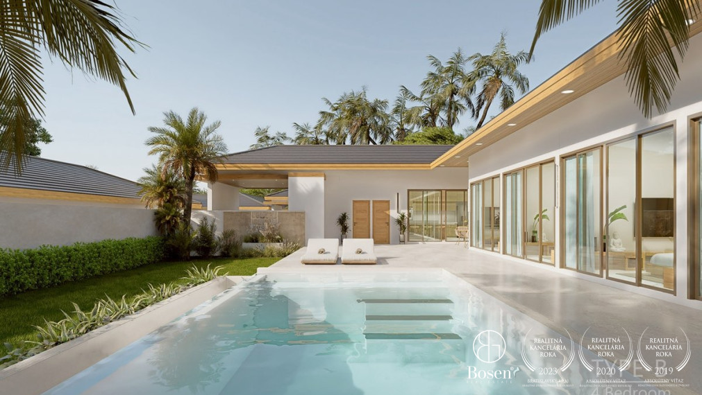 BOSEN | 4 spálňová vila s bazénom typu B, Lamai, Koh Samui, Thajsko
