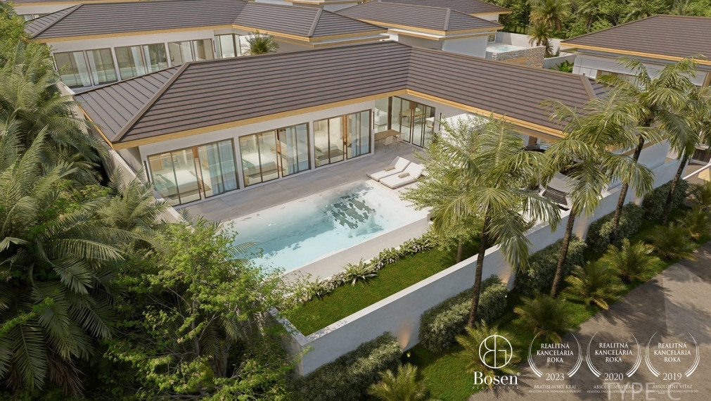 BOSEN | 3 spálňová vila s bazénom typu C, Lamai, Koh Samui, Thajsko
