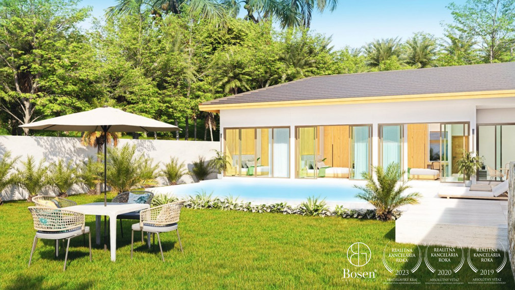 BOSEN | 3 spálňová vila s bazénom typu C, Lamai, Koh Samui, Thajsko