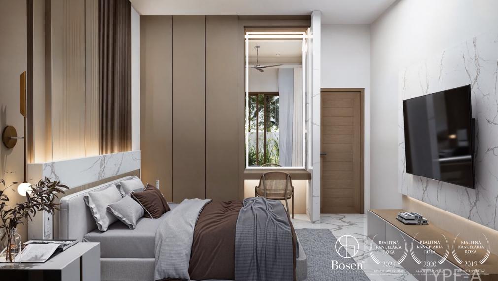 BOSEN | 3 spálňová vila s bazénom typu C, Lamai, Koh Samui, Thajsko
