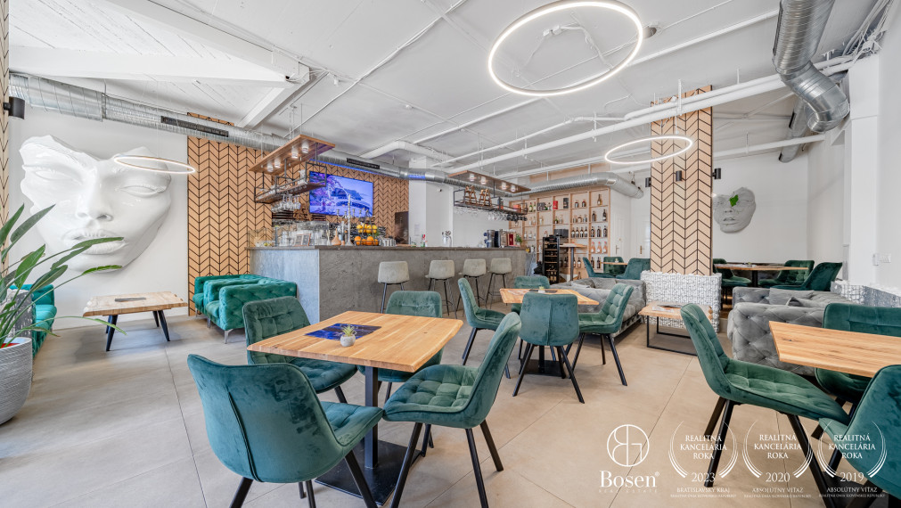 BOSEN GROUP | Dizajnovo zariadený lounge bar, Perla Ružinova