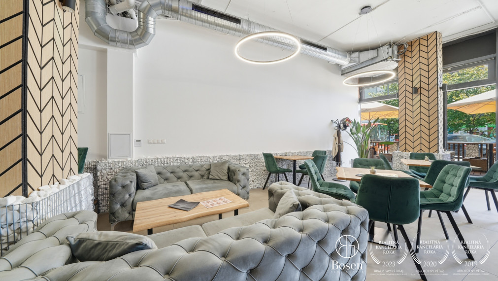 BOSEN GROUP | Dizajnovo zariadený lounge bar, Perla Ružinova