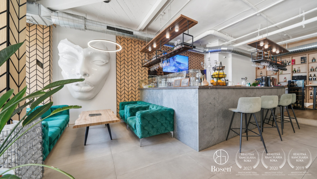 BOSEN GROUP | Dizajnovo zariadený lounge bar, Perla Ružinova
