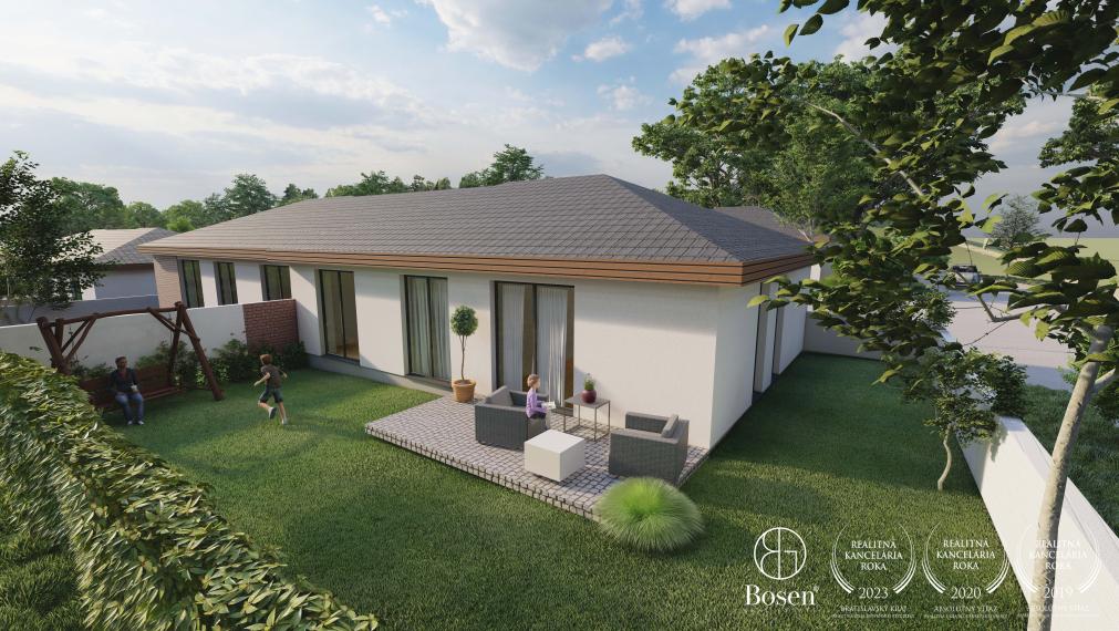 BOSEN| Novostavba 4 izbového RD súčasťou radovej výstavby, Rohožník