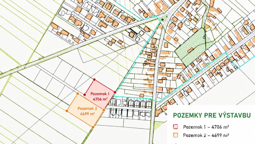 BOSEN | Investičné stavebné pozemky Trnávka- výstavba rodinných domov, RD s dvoma bytovými jednotkami