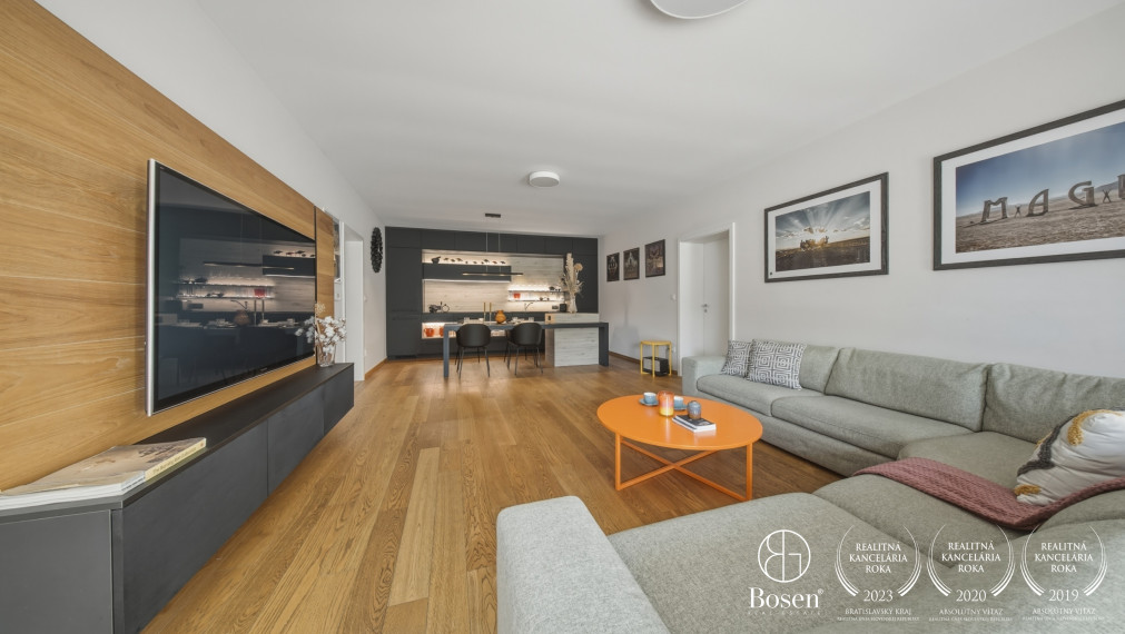BOSEN | 3 izb. byt - Mestské bývanie s pocitom rodinného domu, Fraňa Kráľa, Bratislava, 97 m2/179 m2