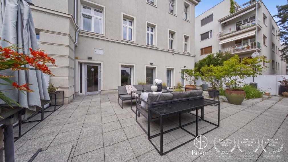 BOSEN | 3 izb. byt - Mestské bývanie s pocitom rodinného domu, Fraňa Kráľa, Bratislava, 97 m2/179 m2
