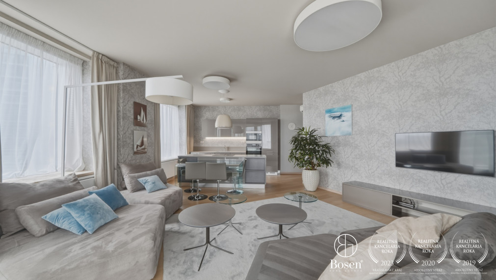 BOSEN | 3 izbový byt v Bratislave v projkete Panorama City, Staré Mesto