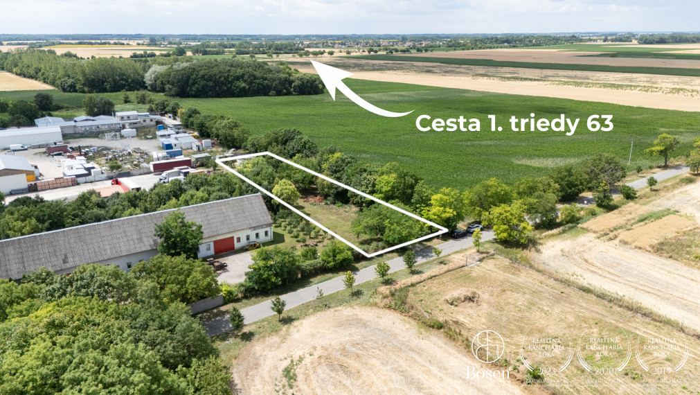 BOSEN | Investičný priemyselný pozemok 2 327 m² pri R7 | Blatná na Ostrove