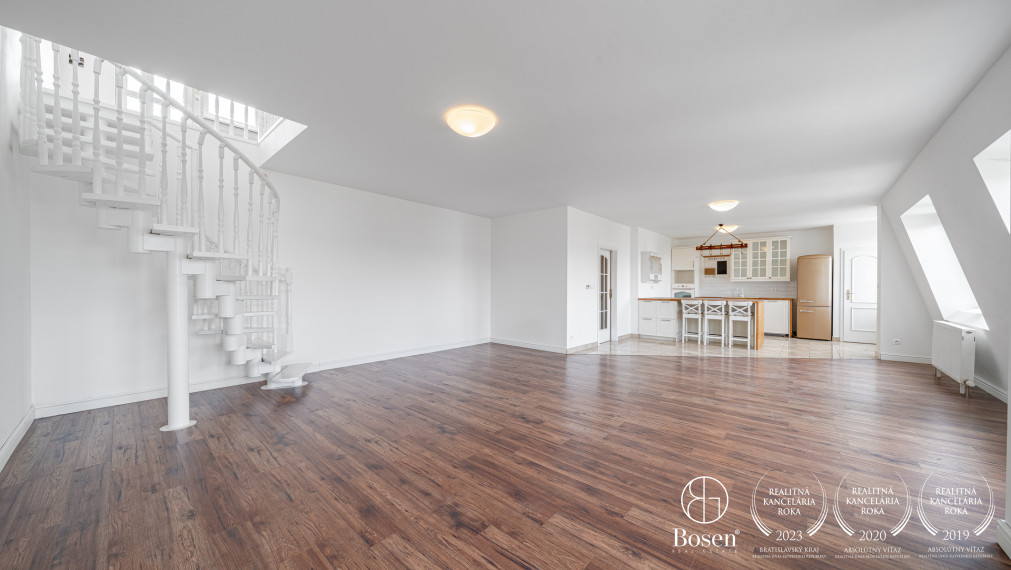 BOSEN | Priestranný 5-izbový byt s ateliérom a strešnou terasou, 160 m²