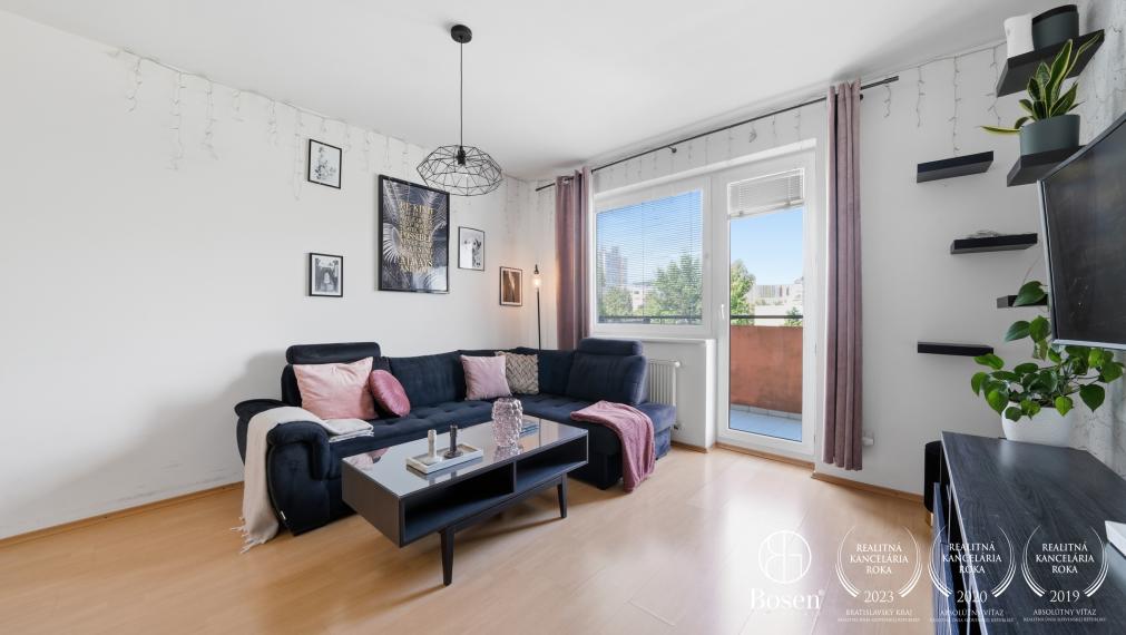 BOSEN | Priestranný 2 izbový byt, 67 m², balkón, lodžia, pivnica, Uzbecká ulica, Podunajské Biskupice