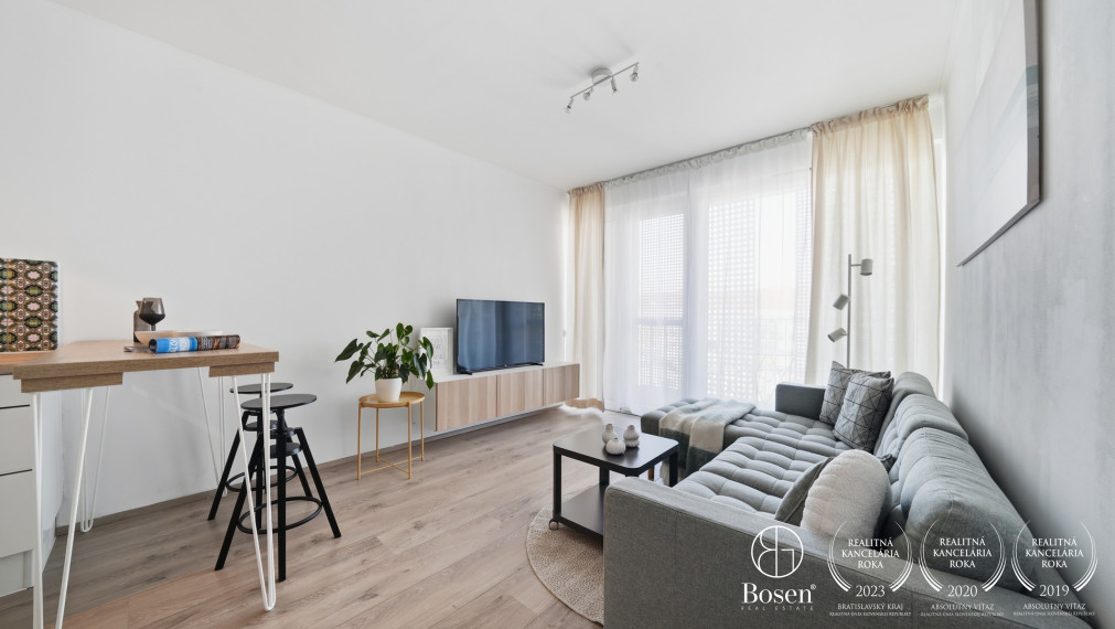 BOSEN | Zariadený 2 izbový byt s parkovaním, Rezidencia Pri Mýte